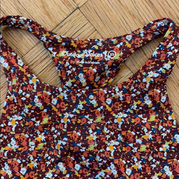 Outdoor Voices Paprika Buds Bra Leggings Set NWOT - Picture 4 of 8